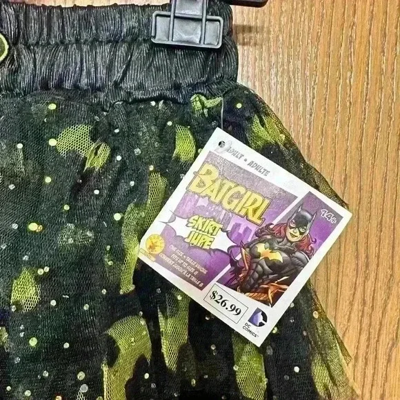 Batgirl Tutu Skirt DC Comics Halloween Adult XS/S Costume Accessory (One Size) - Picture 2 of 6